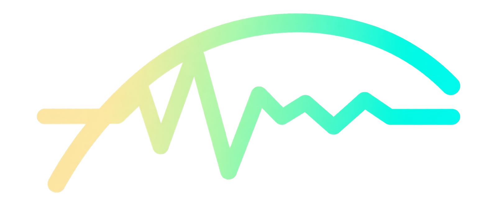 The Cortex Collective ECG bridge logo